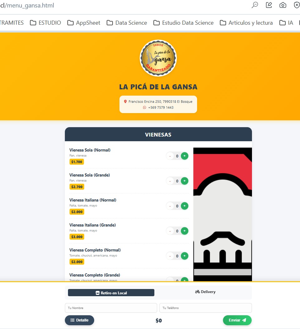 Sistema de Pedidos La Gansa